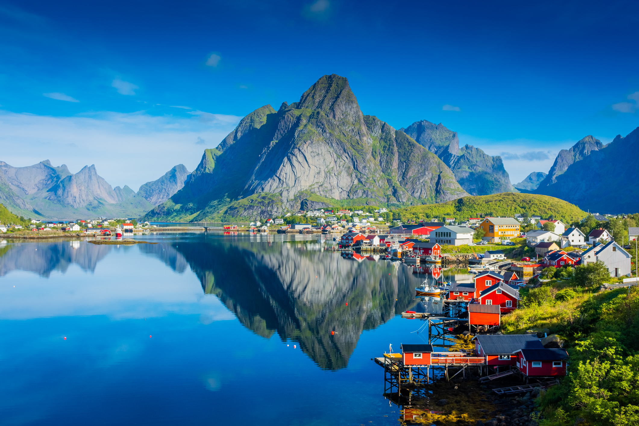 Ein Fjord in Skandinavien.